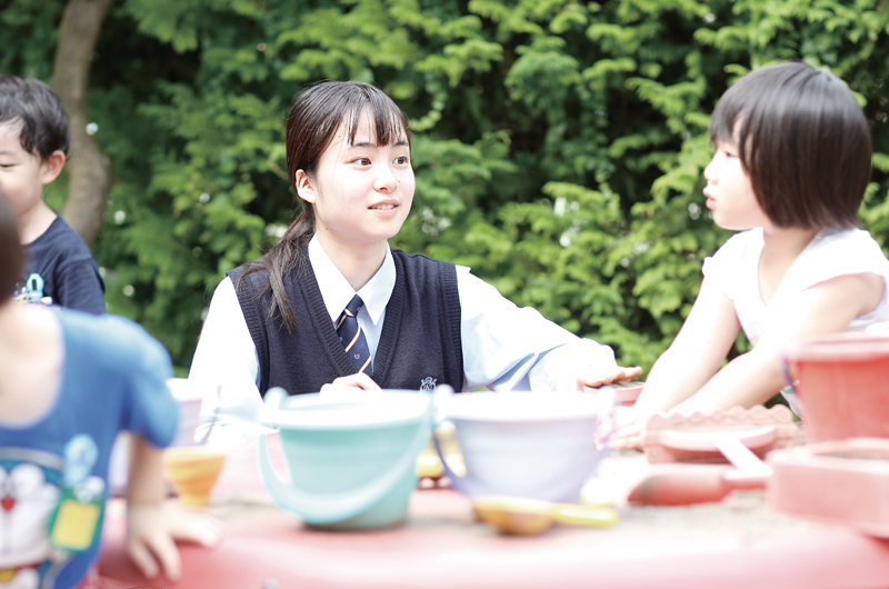 私たちからのメッセージ 二階堂高校 日本女子体育大学附属二階堂高等学校