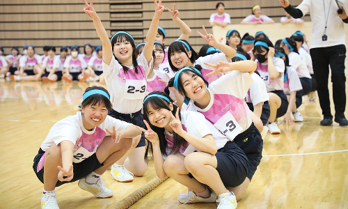体育大会　女子 学校行事】体育祭を実施しました – 日本女子体育大学附属二階堂高等学校